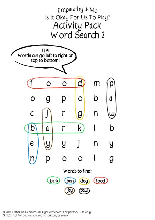 Word Search 2 Answers